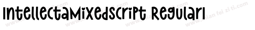 IntellectaMixedScript RegularIntell字体转换